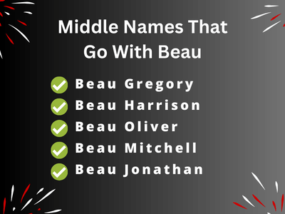 Middle Names That Go With Beau