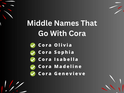 Middle Names That Go With Cora