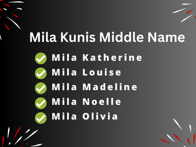 Mila Kunis Middle Name