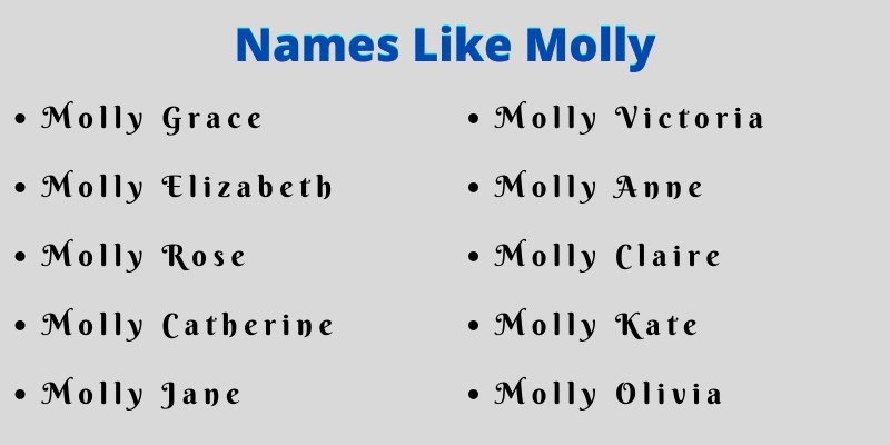 Names Like Molly