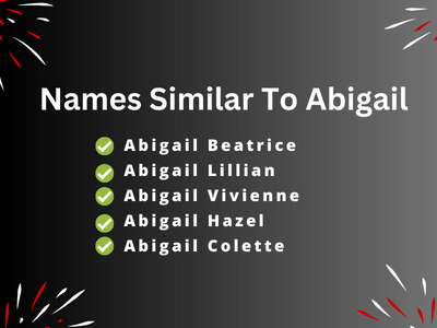 Names Similar To Abigail