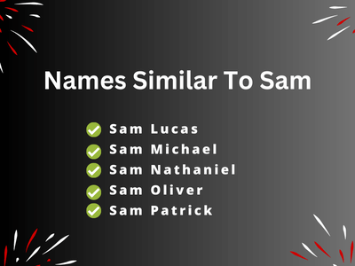 Names Similar To Sam