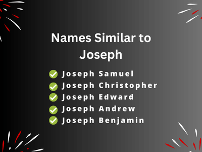 Names Similar to Joseph