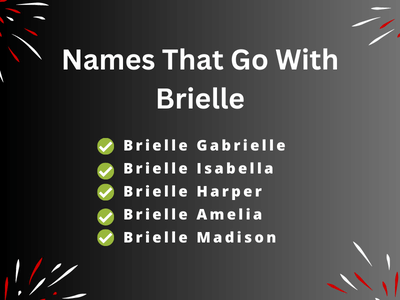 Names That Go With Brielle