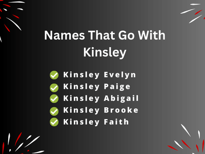 Names That Go With Kinsley