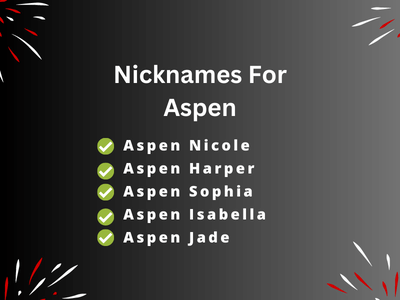 Nicknames For Aspen