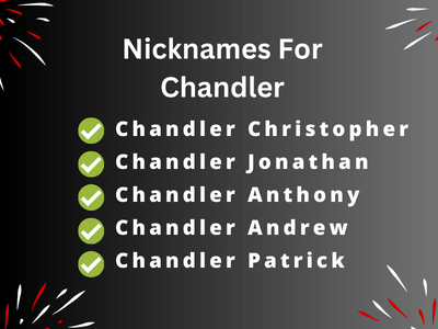 Nicknames For Chandler