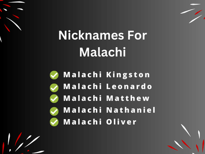 Nicknames For Malachi
