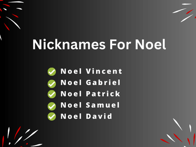 Nicknames For Noel