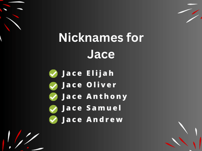 Nicknames for Jace