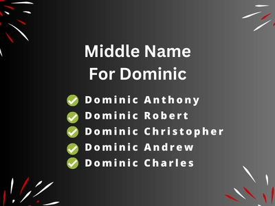 Middle Name For Dominic