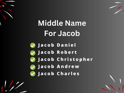 Middle Name For Jacob