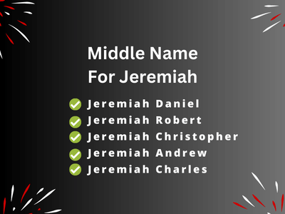 Middle Name For Jeremiah