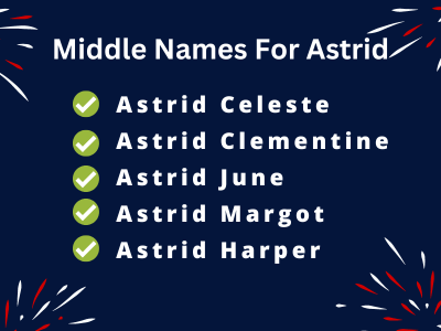 400 Creative Middle Names For Astrid