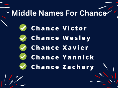400 Best Middle Names For Chance