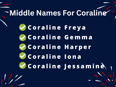 400 Cute Middle Names For Coraline