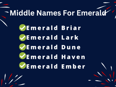 400 Best Middle Names For Emerald