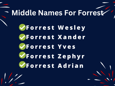400 Amazing Middle Names For Forrest