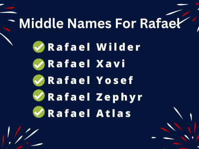  400 Classy Middle Names For Rafael