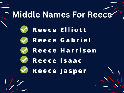 400 Cute Middle Names For Reece