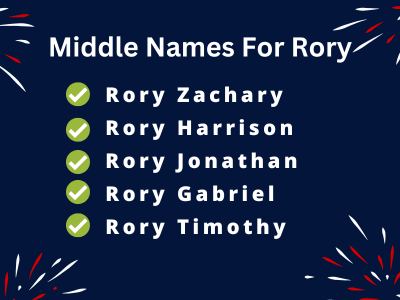 400 Cute Middle Names For Rory