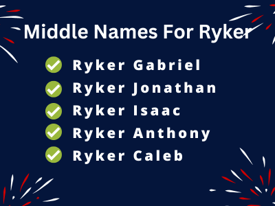400 Creative Middle Names For Ryker