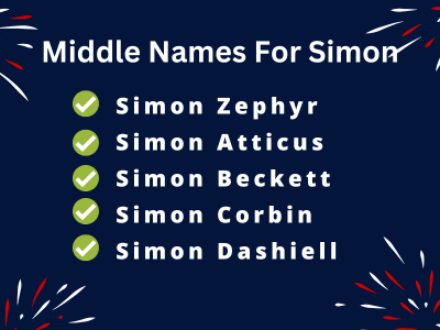 400 Classy Middle Names For Simon