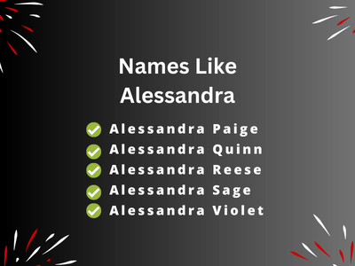 Names Like Alessandra