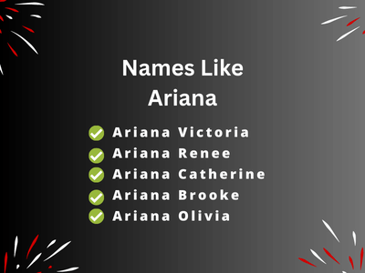 Names Like Ariana