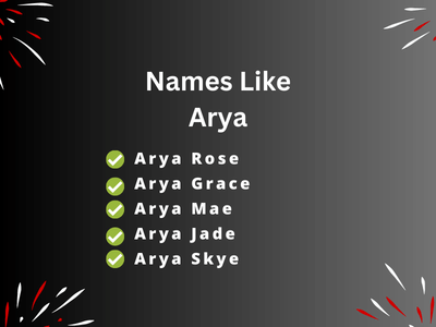 Names Like Arya