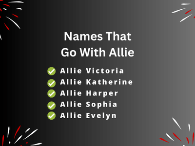 Names That Go With Allie