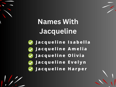Names With Jacqueline