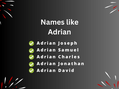 Names like Adrian