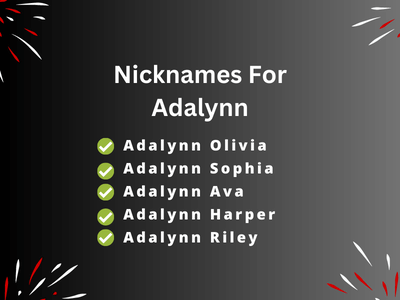 Nicknames For Adalynn