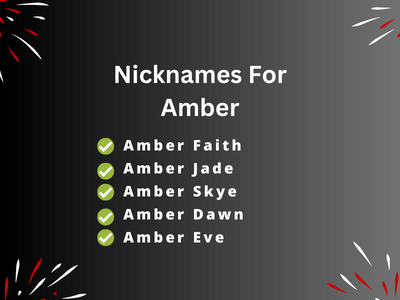 Nicknames For Amber