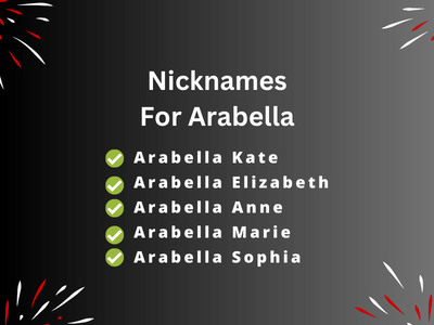 Nicknames For Arabella