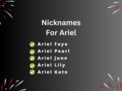 Nicknames For Ariel