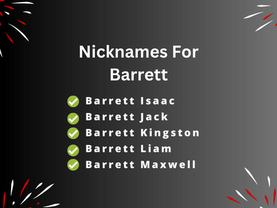 Nicknames For Barrett