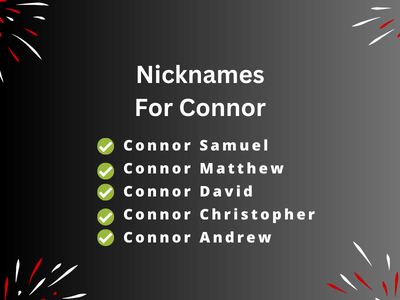 Nicknames For Connor