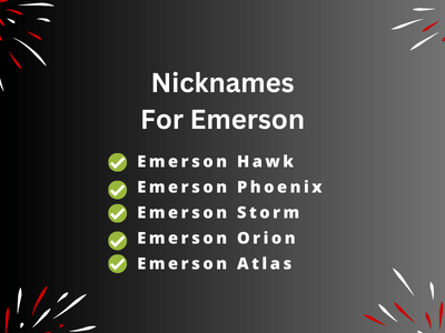 Nicknames For Emerson