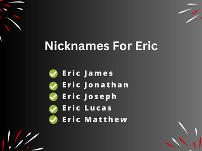 Nicknames For Eric