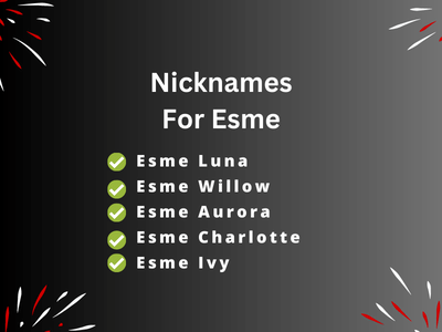 Nicknames For Esme