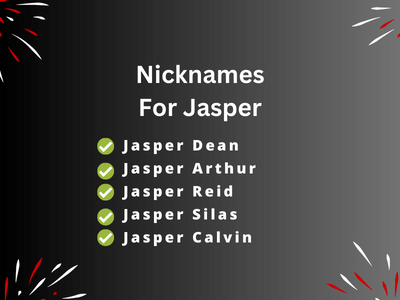 Nicknames For Jasper