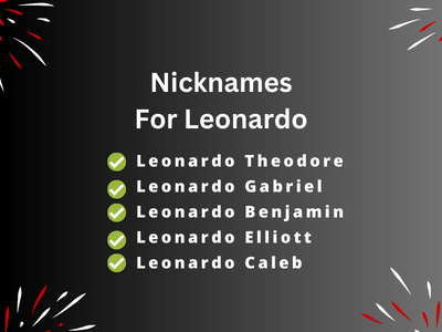 Nicknames For Leonardo