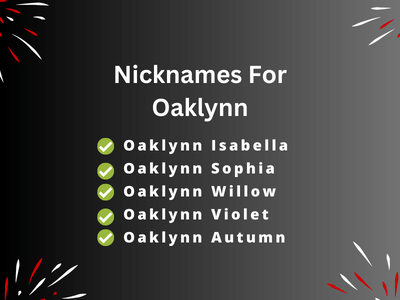 Nicknames For Oaklynn