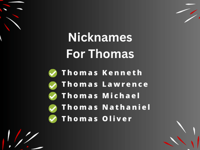 Nicknames For Thomas