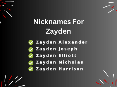 Nicknames For Zayden
