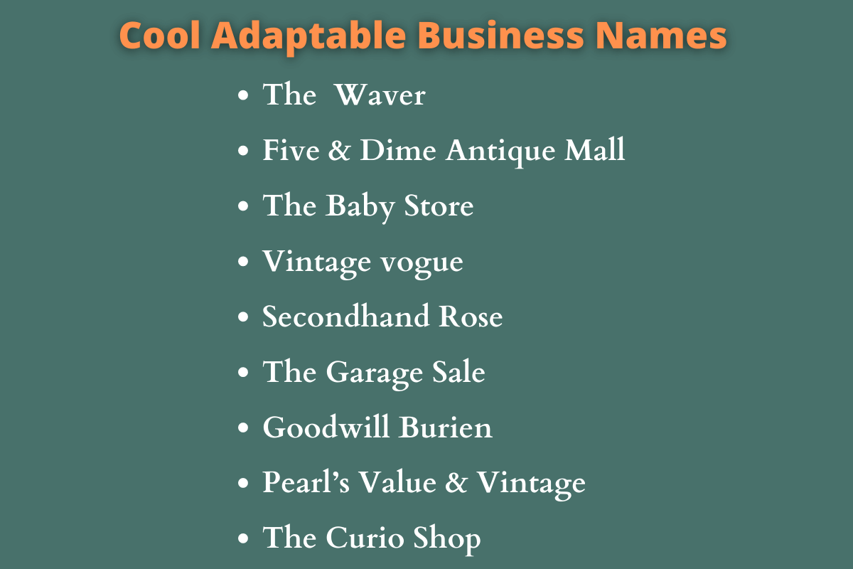 Adaptable Business Names