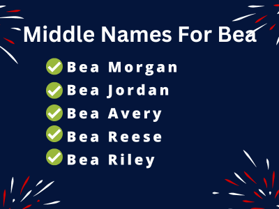 400 Best Middle Names For Bea