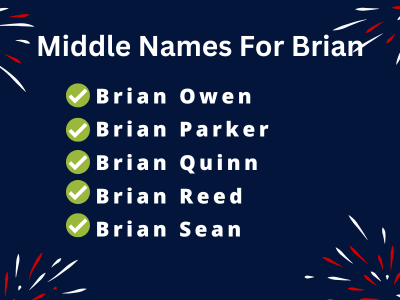 Middle Names For Brian